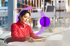 woman in a boardroom at work